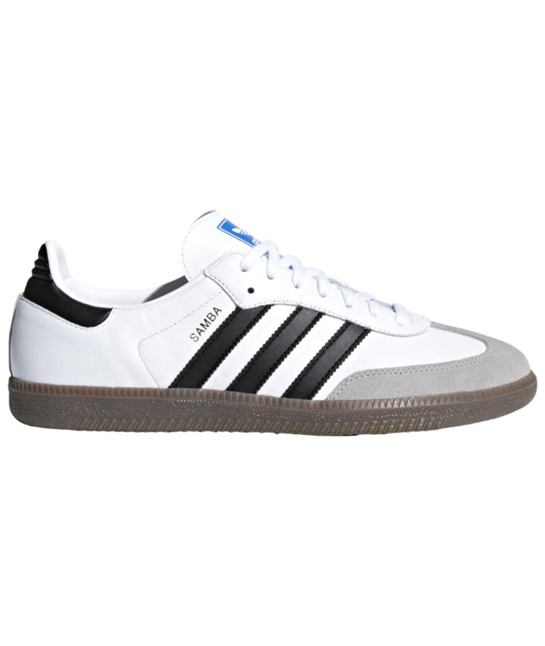 ADIDAS Белые кожаные низкие кроссовки / кеды, фото 8