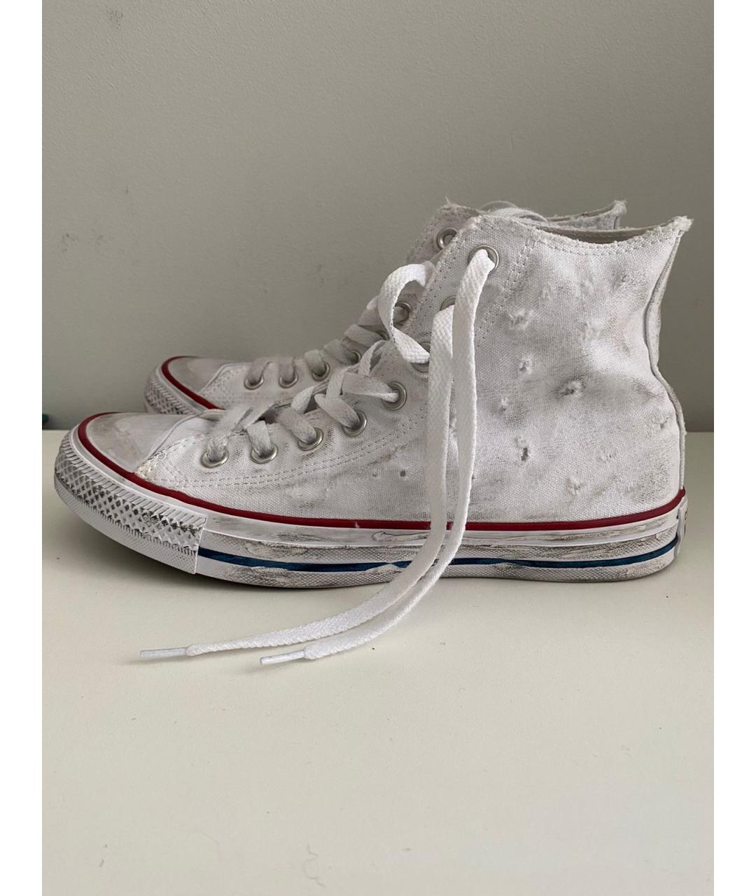 CONVERSE Белые текстильные кеды, фото 7