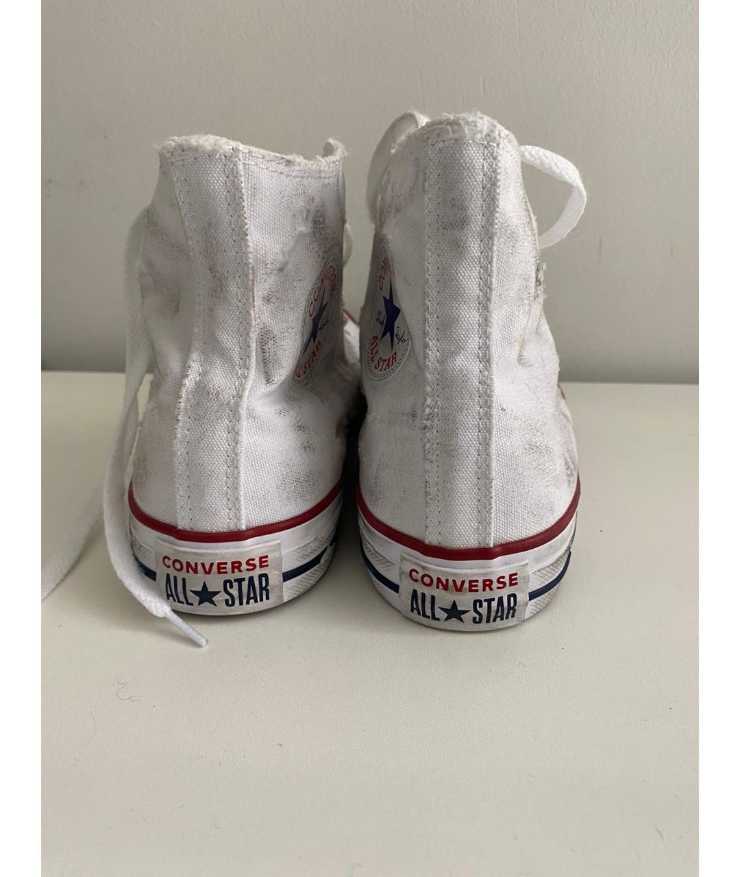 CONVERSE Белые текстильные кеды, фото 4