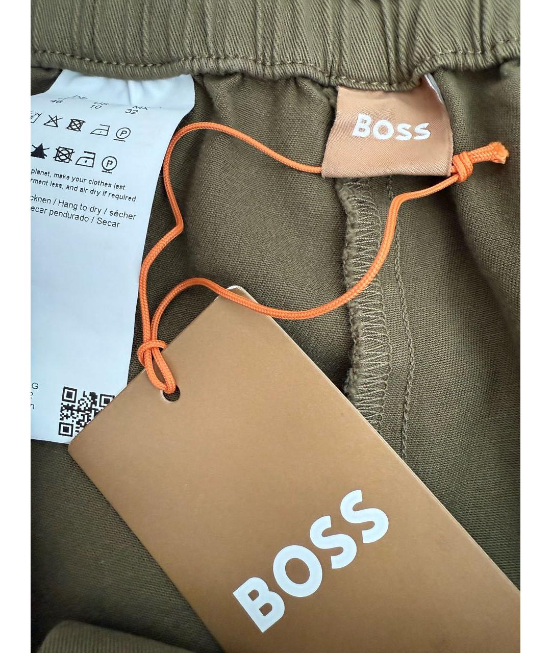 HUGO BOSS Хаки брюки широкие, фото 3