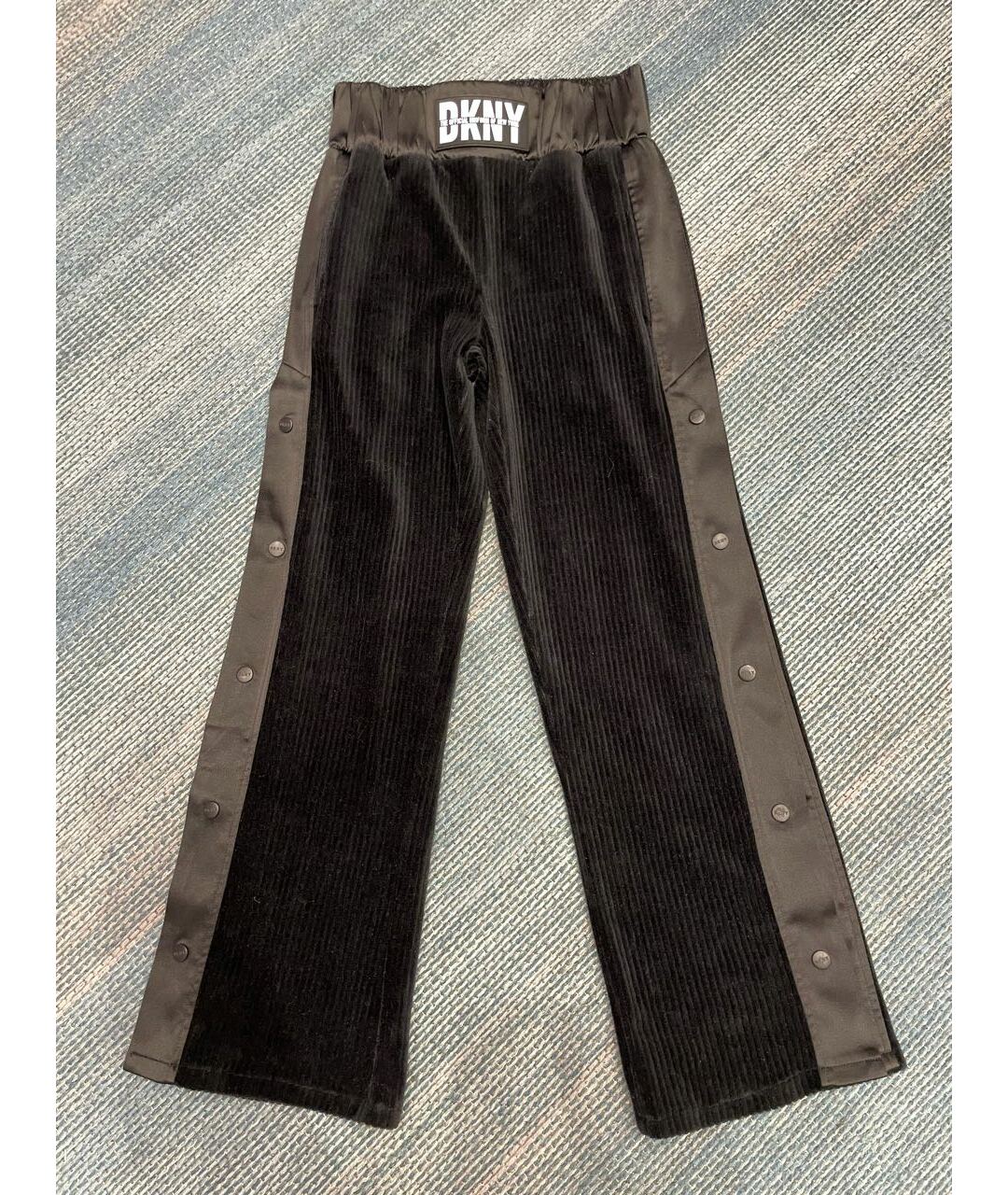 DKNY KIDS Черные хлопковые брюки и шорты, фото 3
