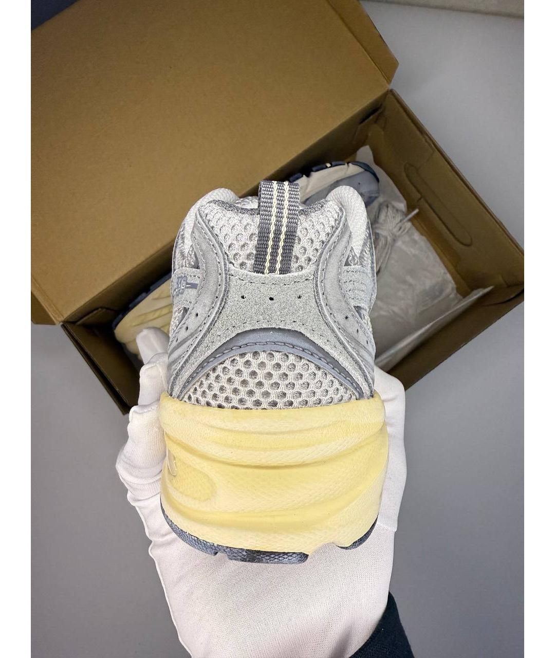 NEW BALANCE Серые низкие кроссовки / кеды, фото 4