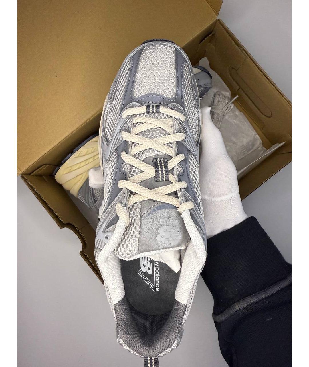 NEW BALANCE Серые низкие кроссовки / кеды, фото 5