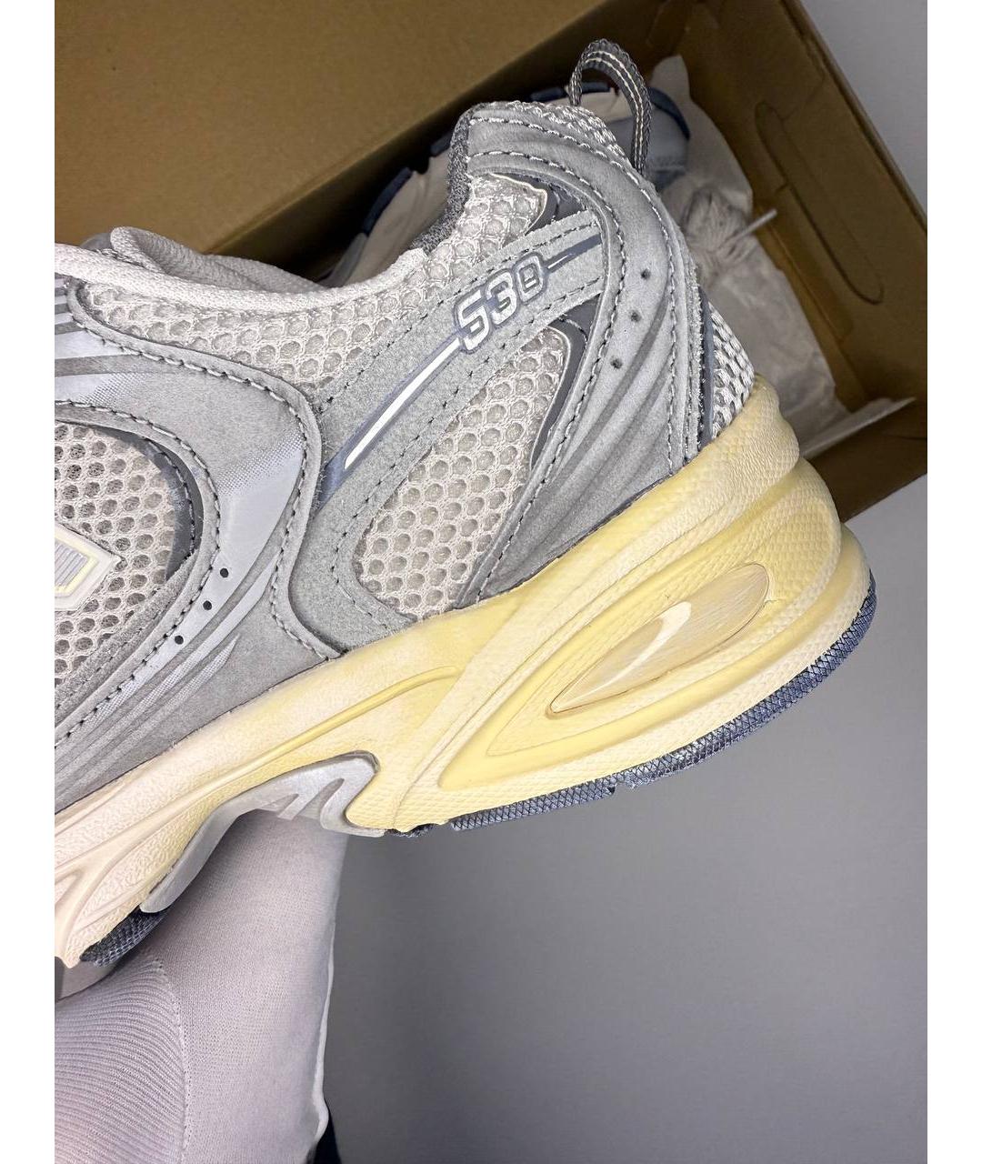 NEW BALANCE Серые низкие кроссовки / кеды, фото 7
