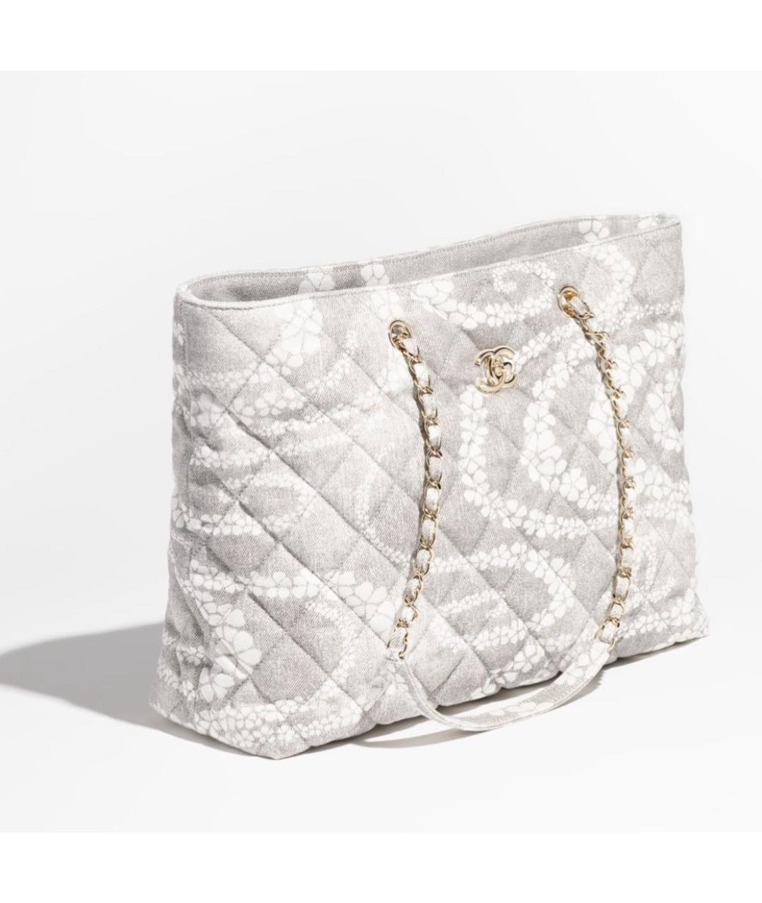 CHANEL Серая сумка тоут, фото 2