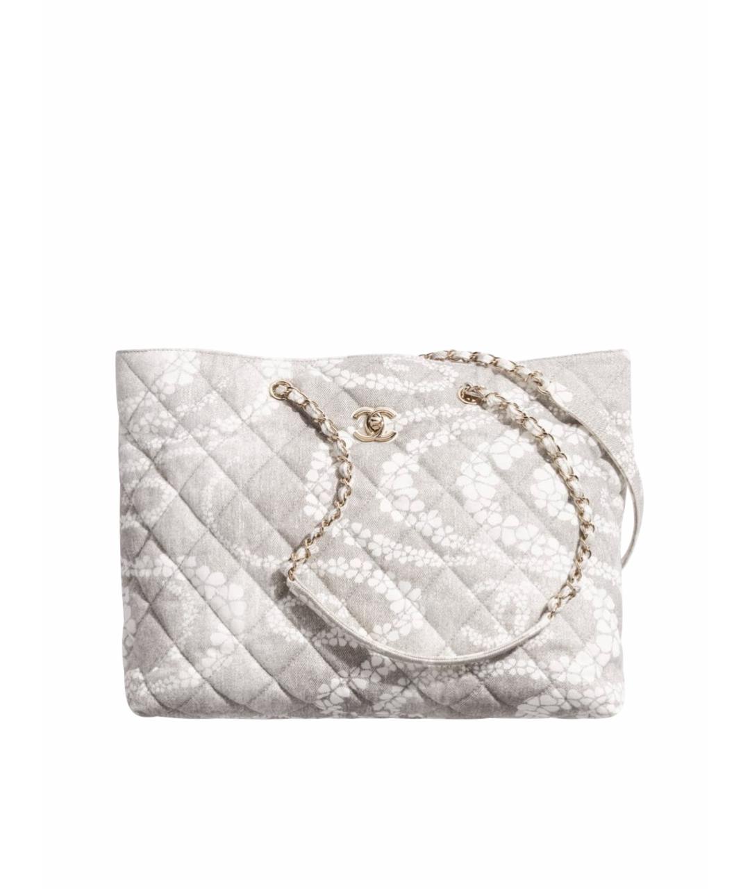 CHANEL Серая сумка тоут, фото 1