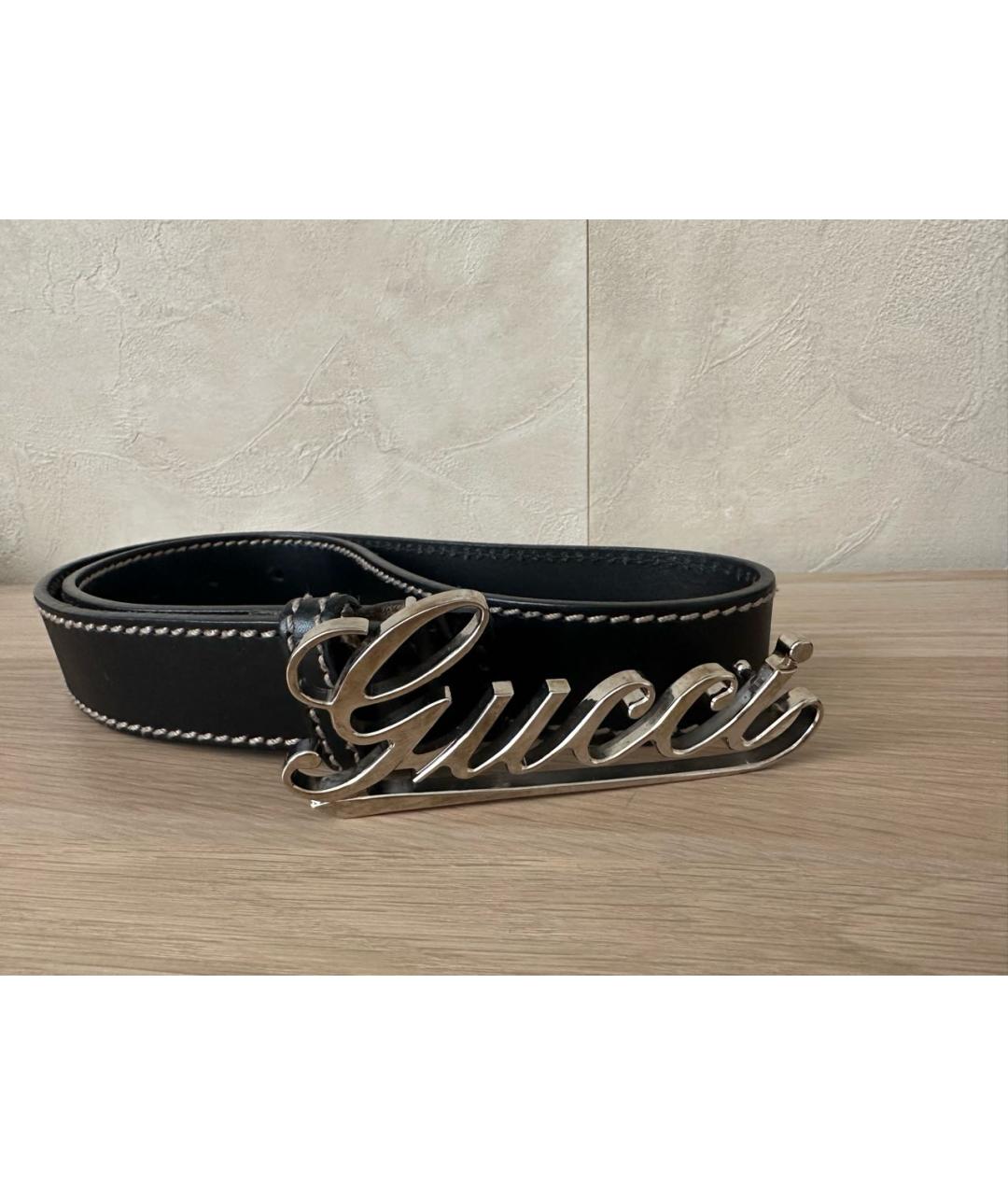 GUCCI Коричневый кожаный ремень, фото 3