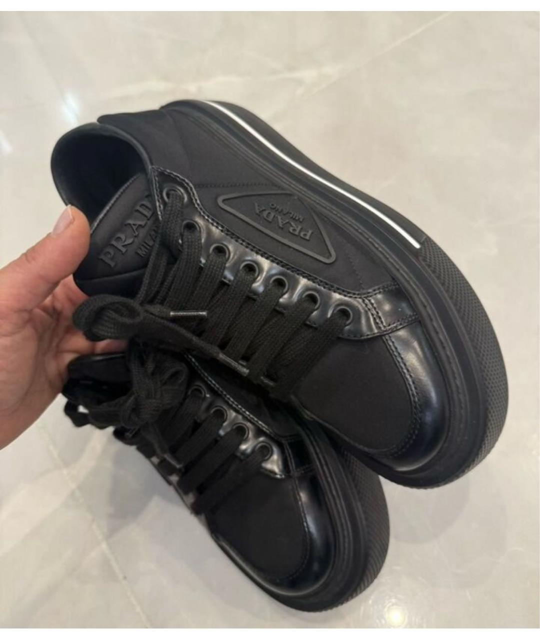 PRADA Черные кеды, фото 3