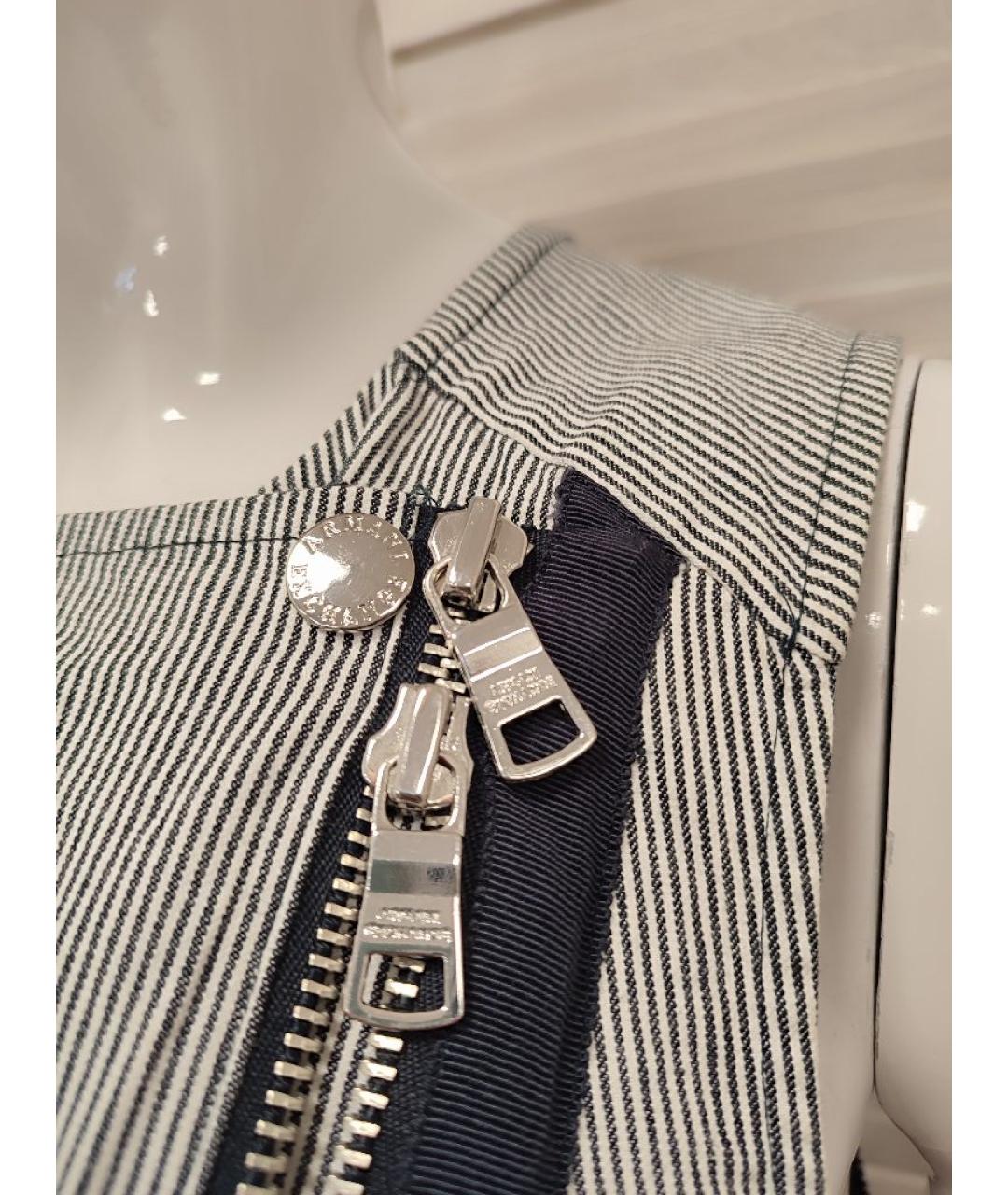 ARMANI EXCHANGE Серое хлопковое повседневное платье, фото 5