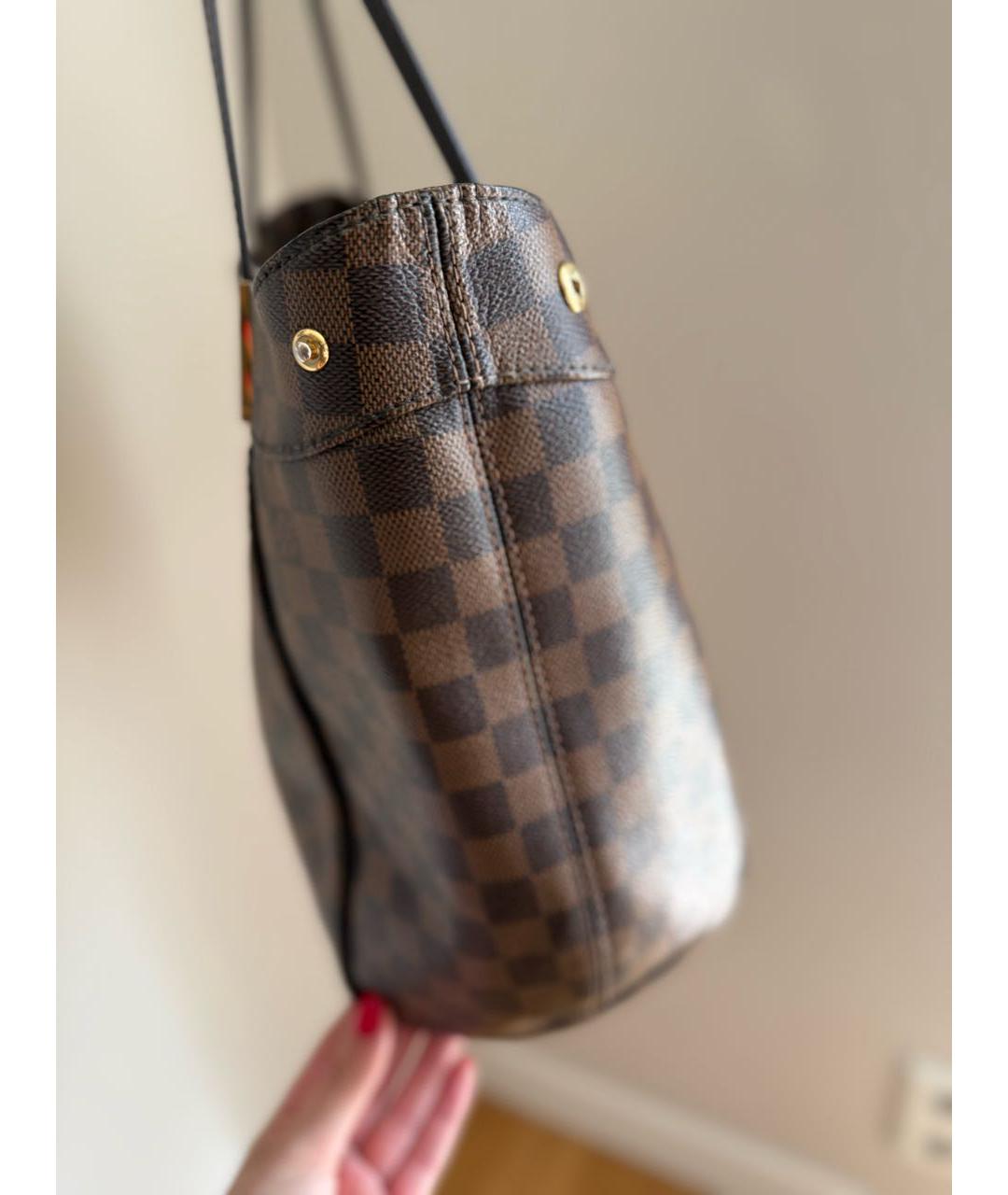 LOUIS VUITTON Коричневая сумка тоут, фото 3
