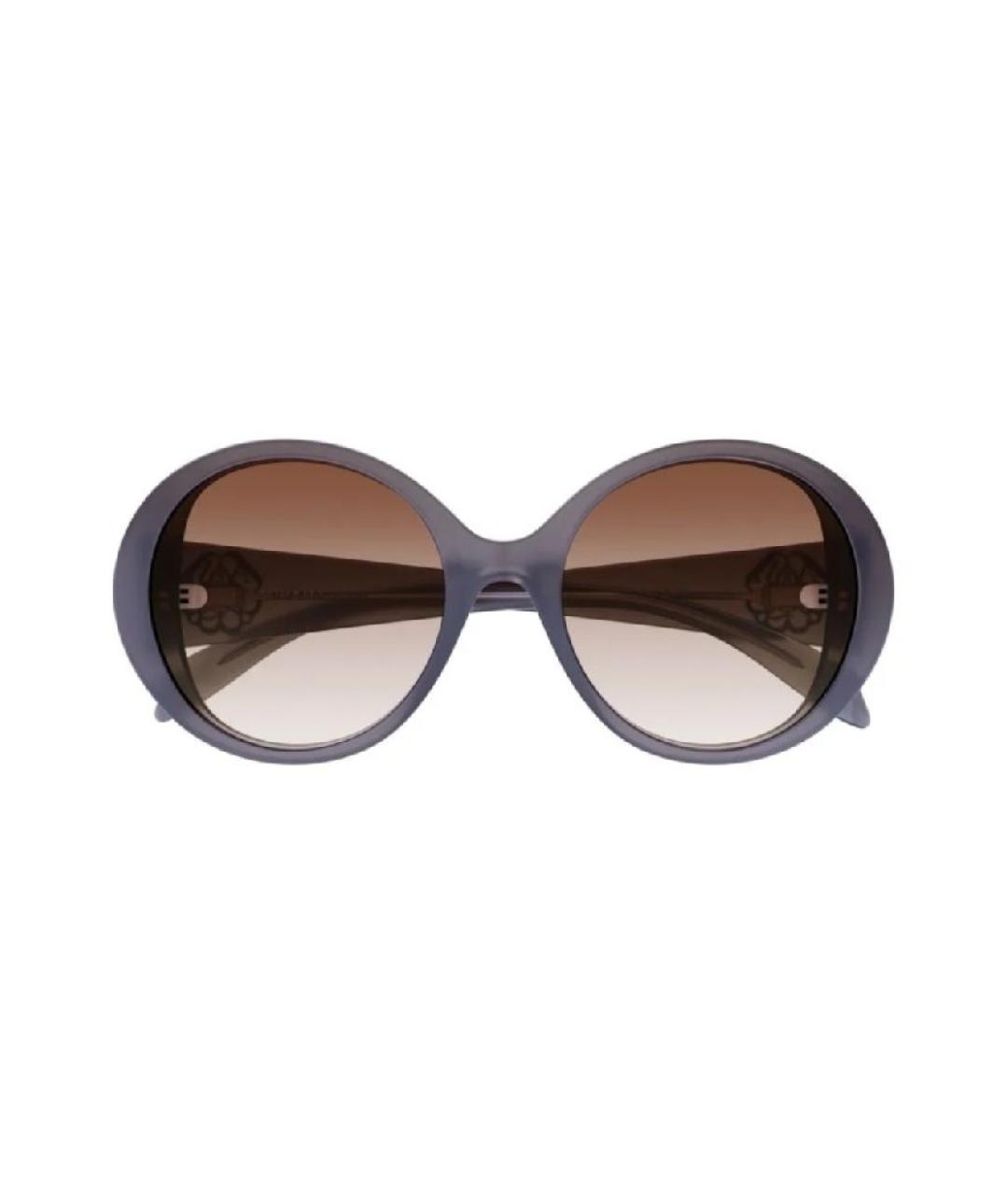 ALEXANDER MCQUEEN Серые солнцезащитные очки, фото 7