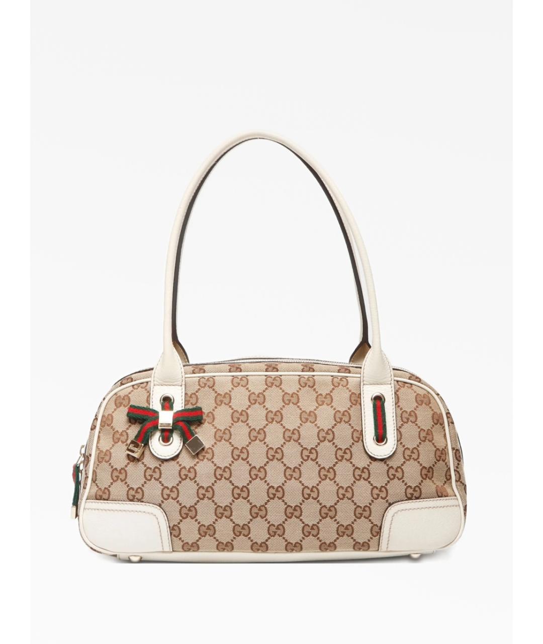GUCCI Бежевая сумка с короткими ручками, фото 9