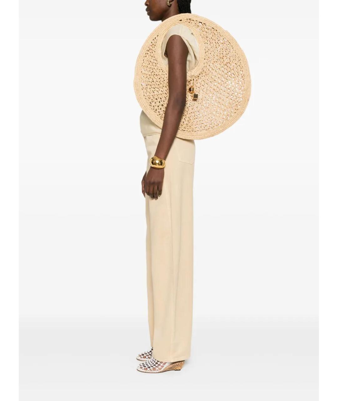 JACQUEMUS Бежевая сумка тоут, фото 2