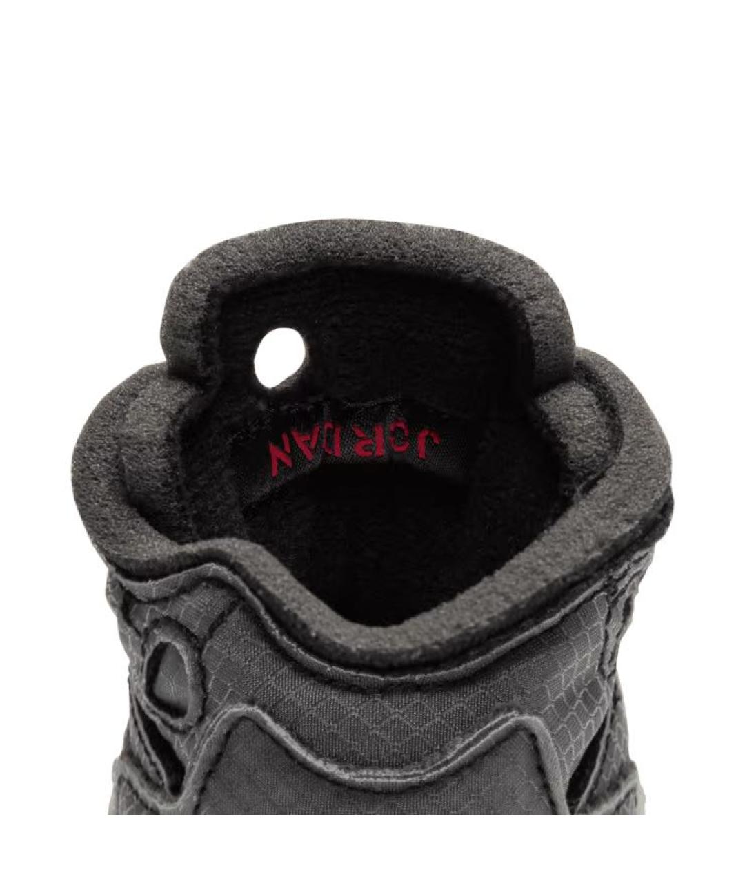 NIKE X OFF-WHITE Антрацитовые синтетические кеды, фото 5
