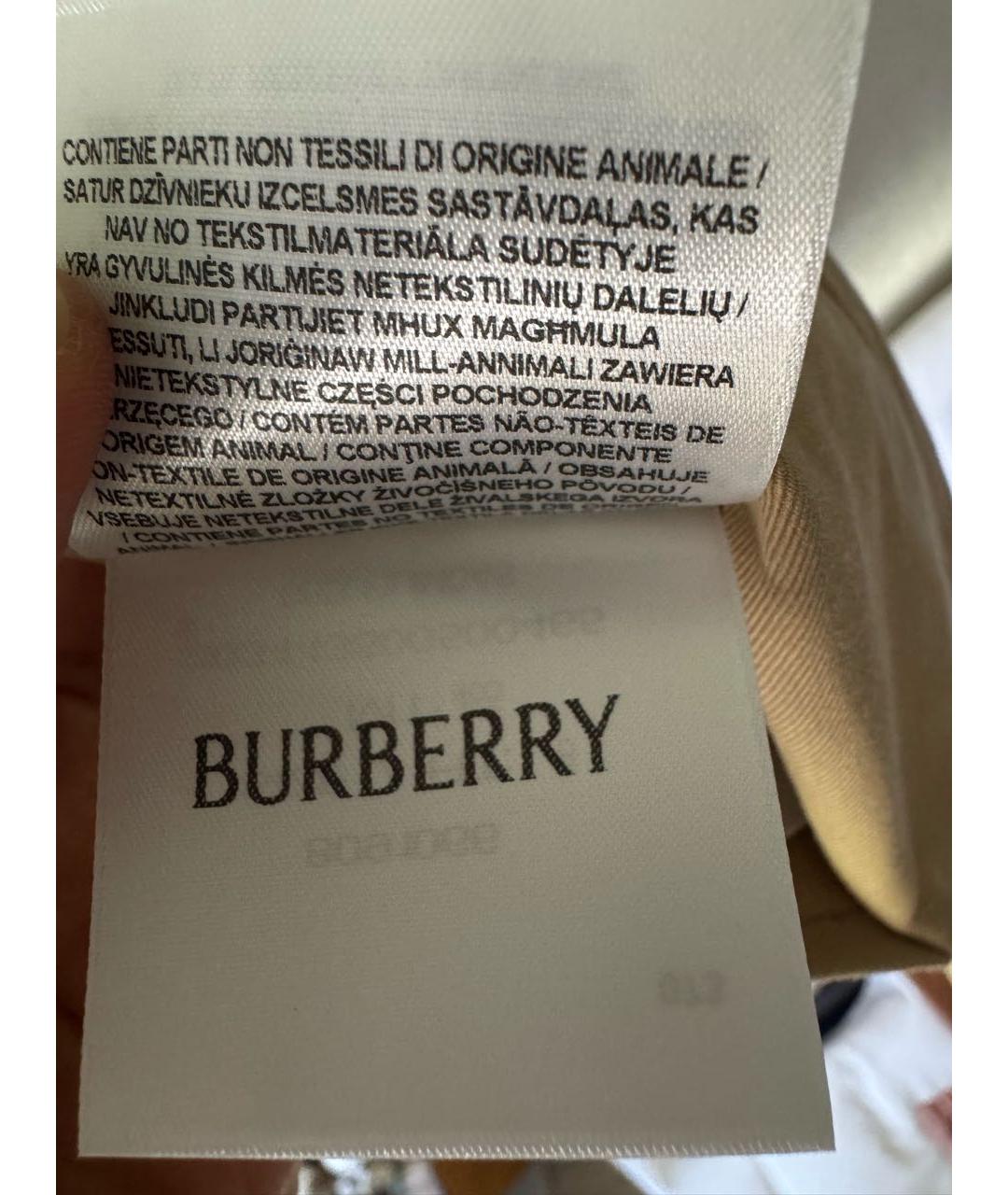 BURBERRY Бежевый тренч/плащ, фото 8