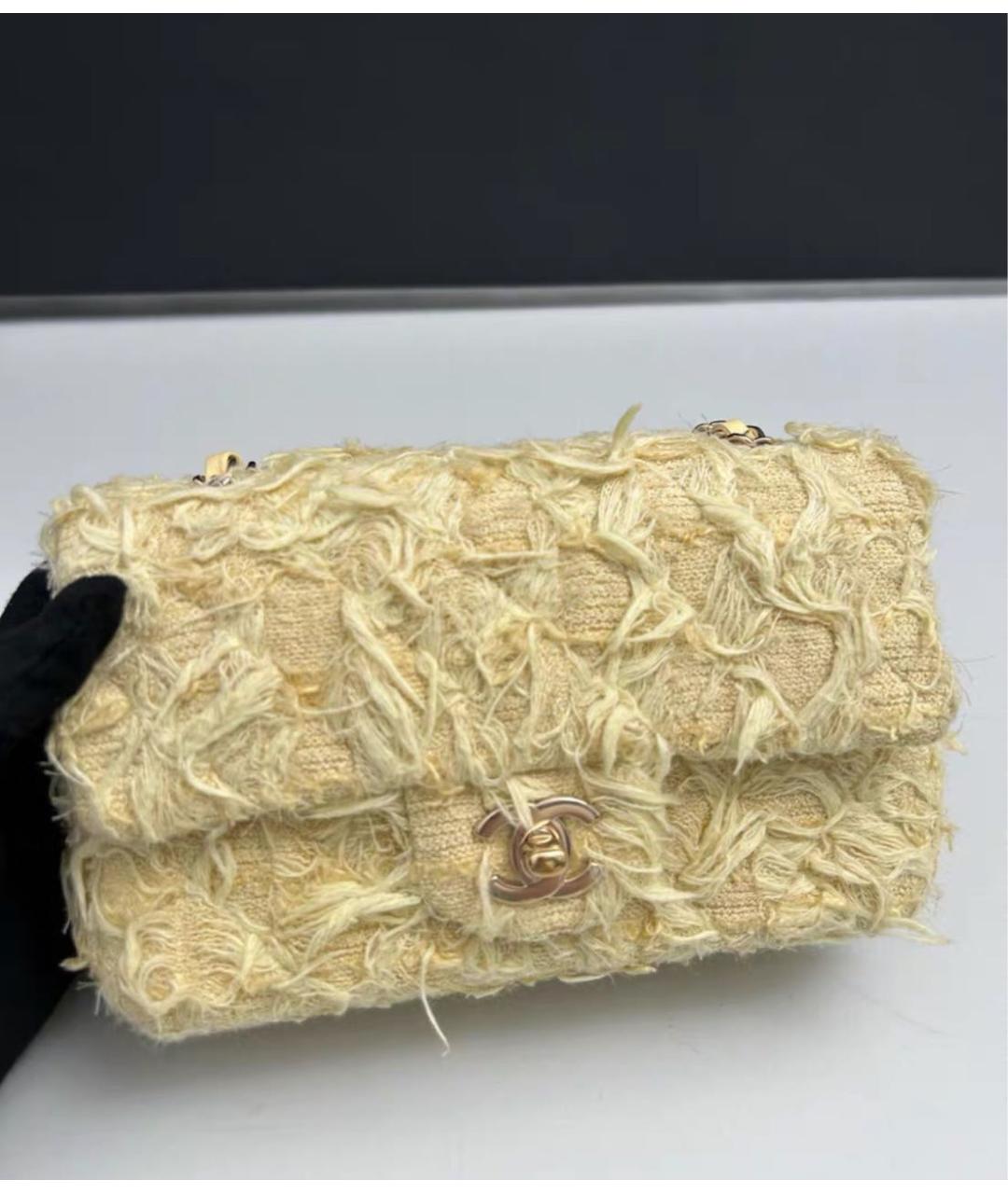 CHANEL Твидовая сумка через плечо, фото 2