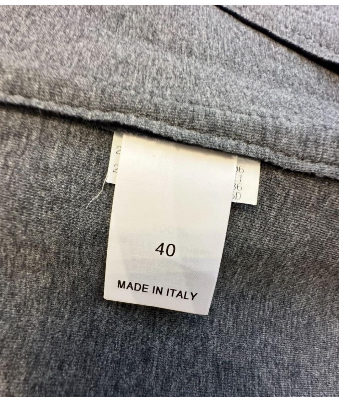 BRUNELLO CUCINELLI Темно-синяя кожаная куртка, фото 6