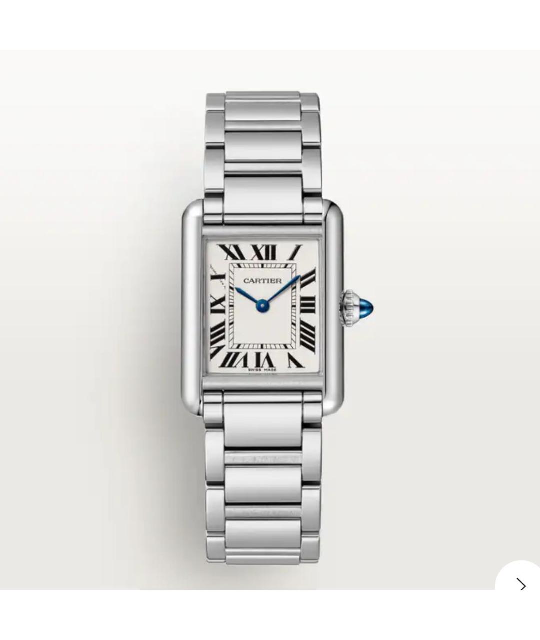 CARTIER Серебряные часы, фото 2