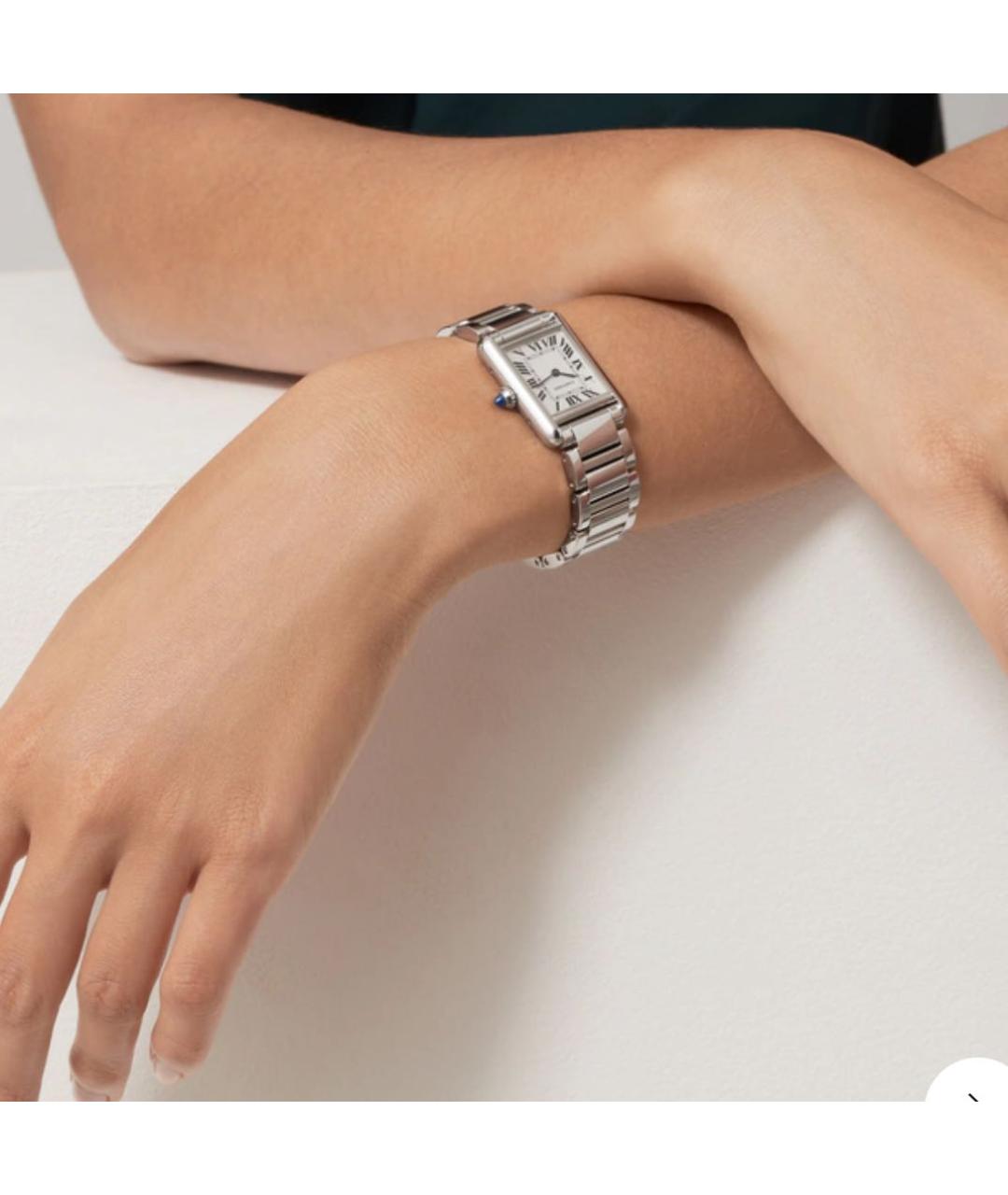 CARTIER Серебряные часы, фото 3