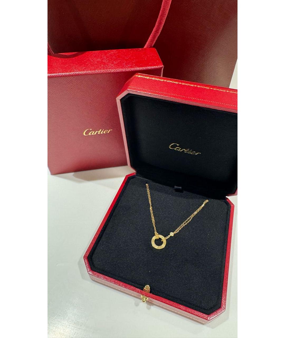CARTIER Золотая подвеска из желтого золота, фото 2