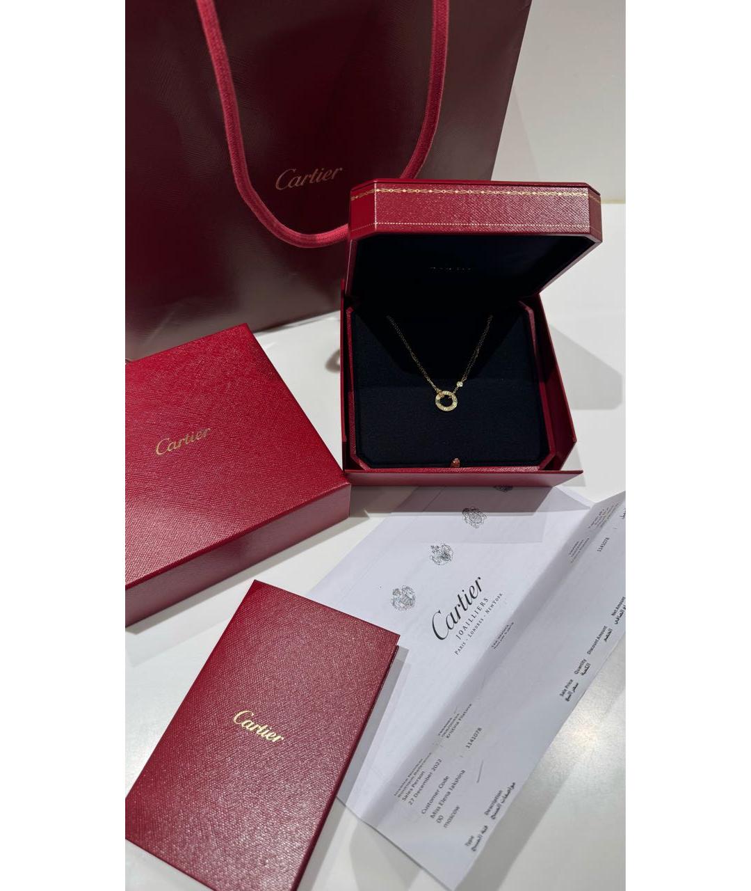 CARTIER Золотая подвеска из желтого золота, фото 3
