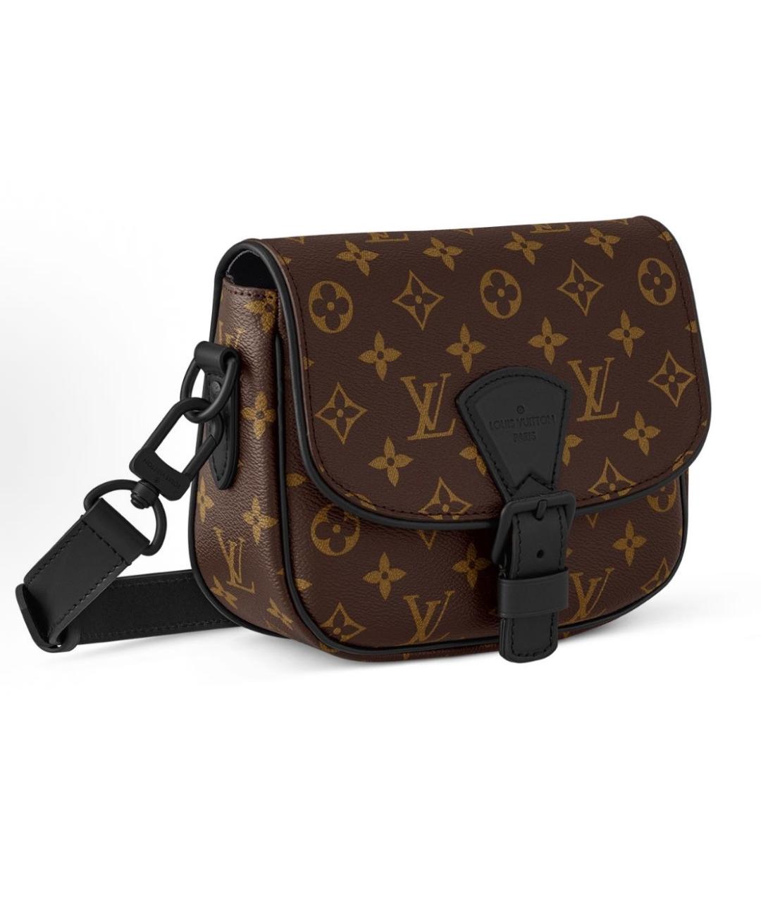 LOUIS VUITTON Коричневая сумка на плечо, фото 2