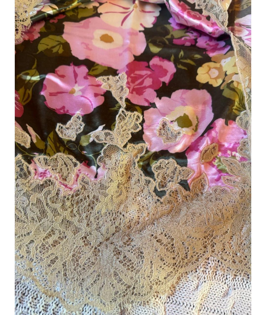 RED VALENTINO Мульти вискозная юбка миди, фото 5