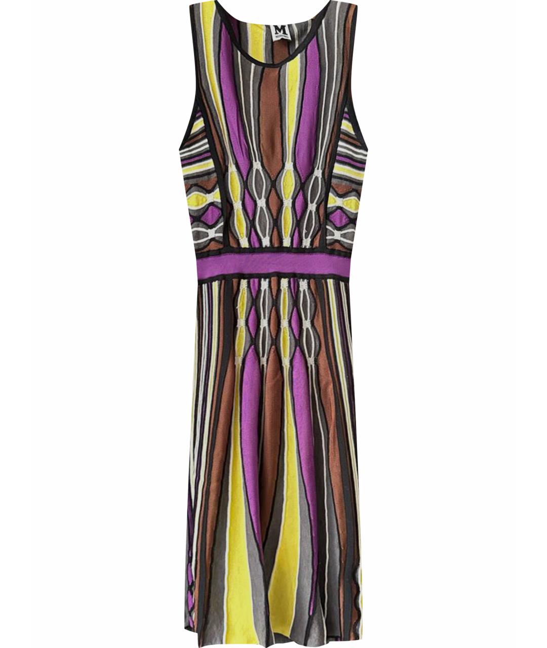 M MISSONI Мульти хлопковое повседневное платье, фото 1