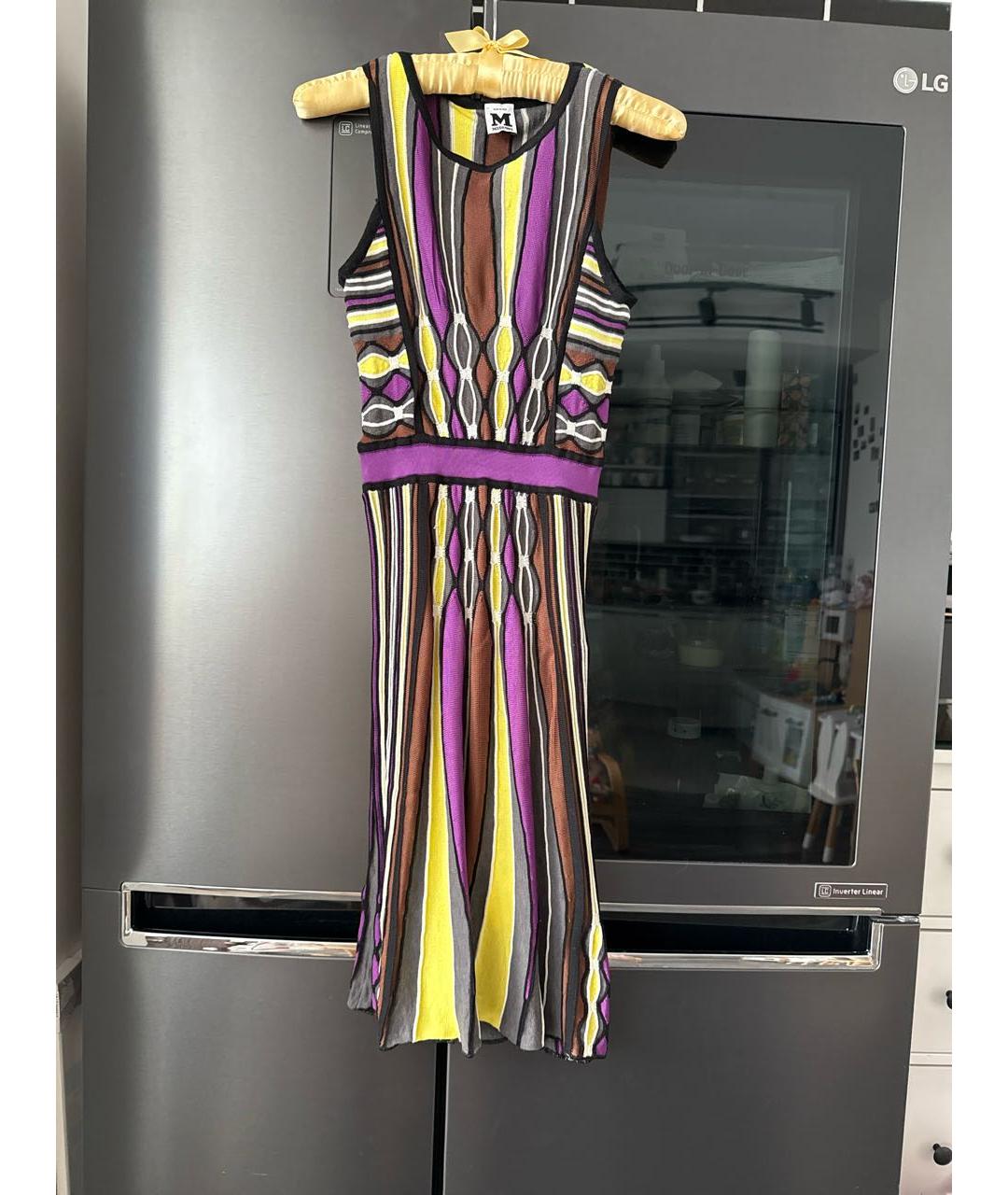 M MISSONI Мульти хлопковое повседневное платье, фото 6