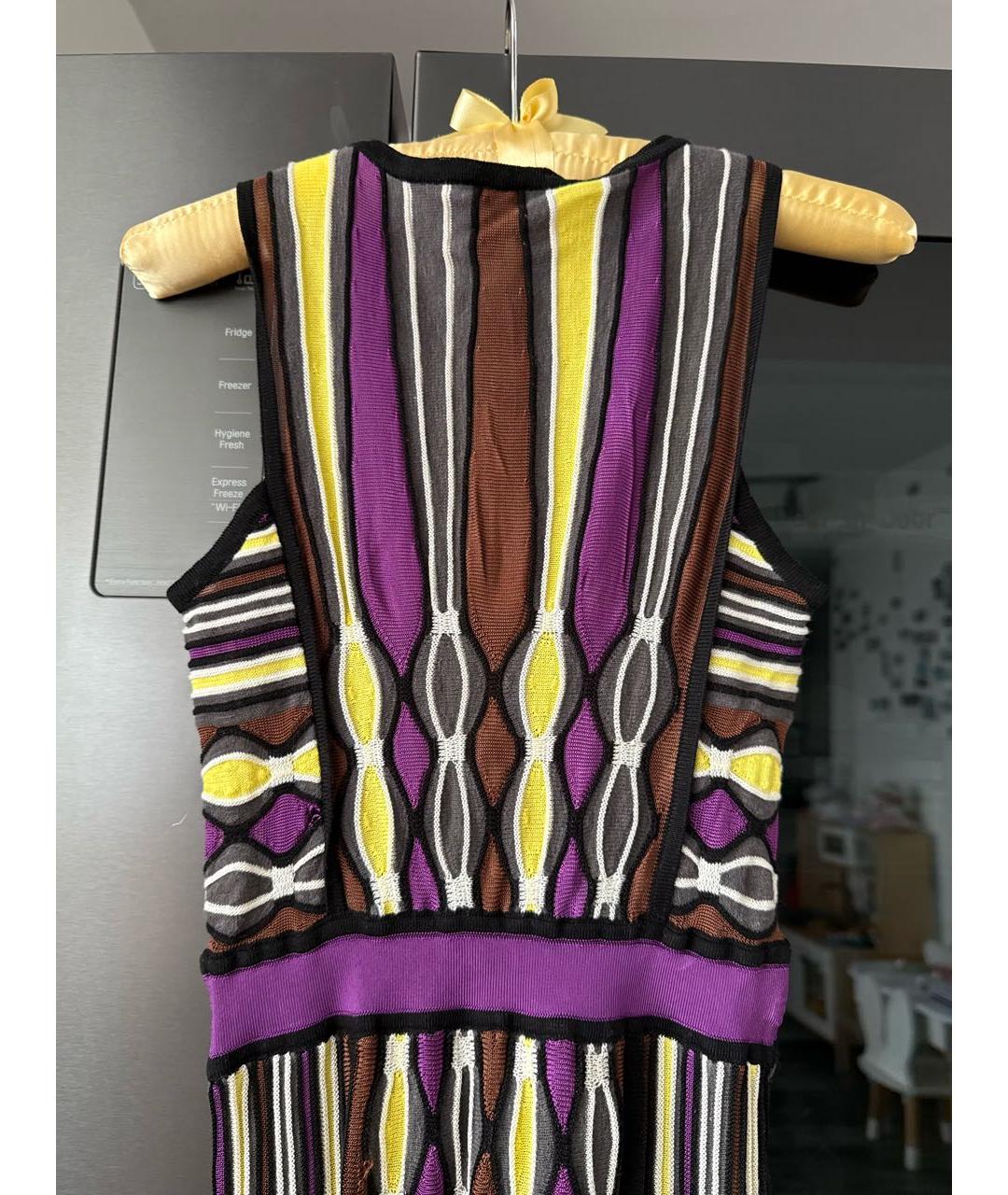 M MISSONI Мульти хлопковое повседневное платье, фото 3