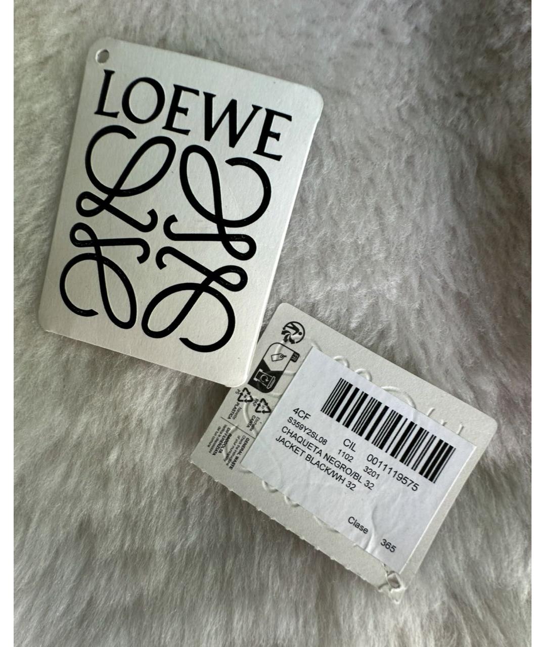 LOEWE Черная кожаная куртка, фото 5