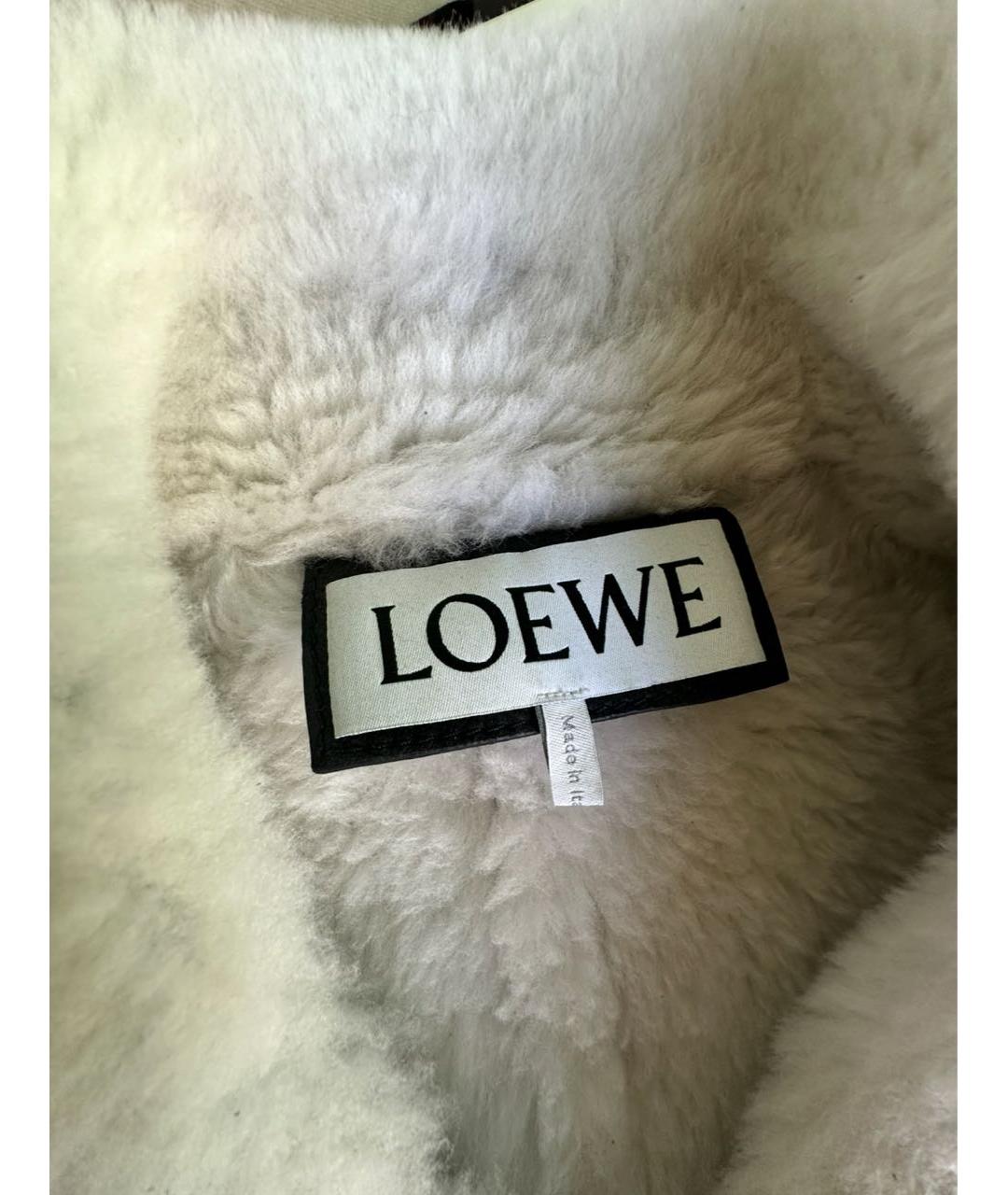 LOEWE Черная кожаная куртка, фото 4