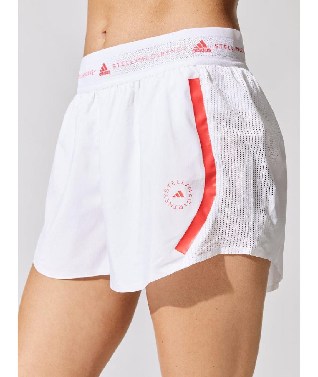 ADIDAS BY STELLA MCCARTNEY Белые полиэстеровые шорты, фото 2