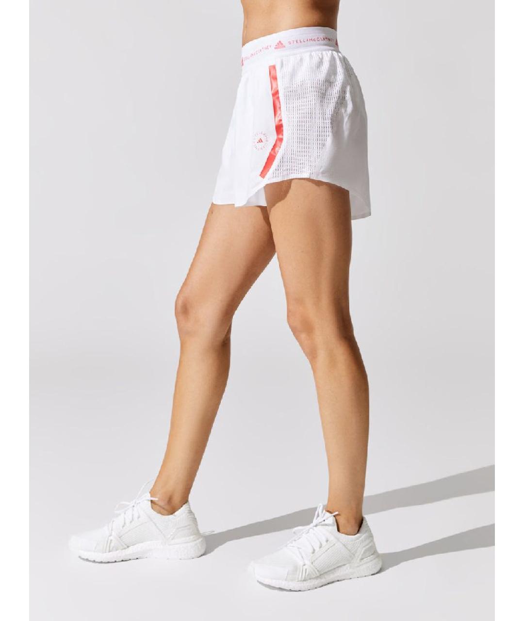 ADIDAS BY STELLA MCCARTNEY Белые полиэстеровые шорты, фото 6