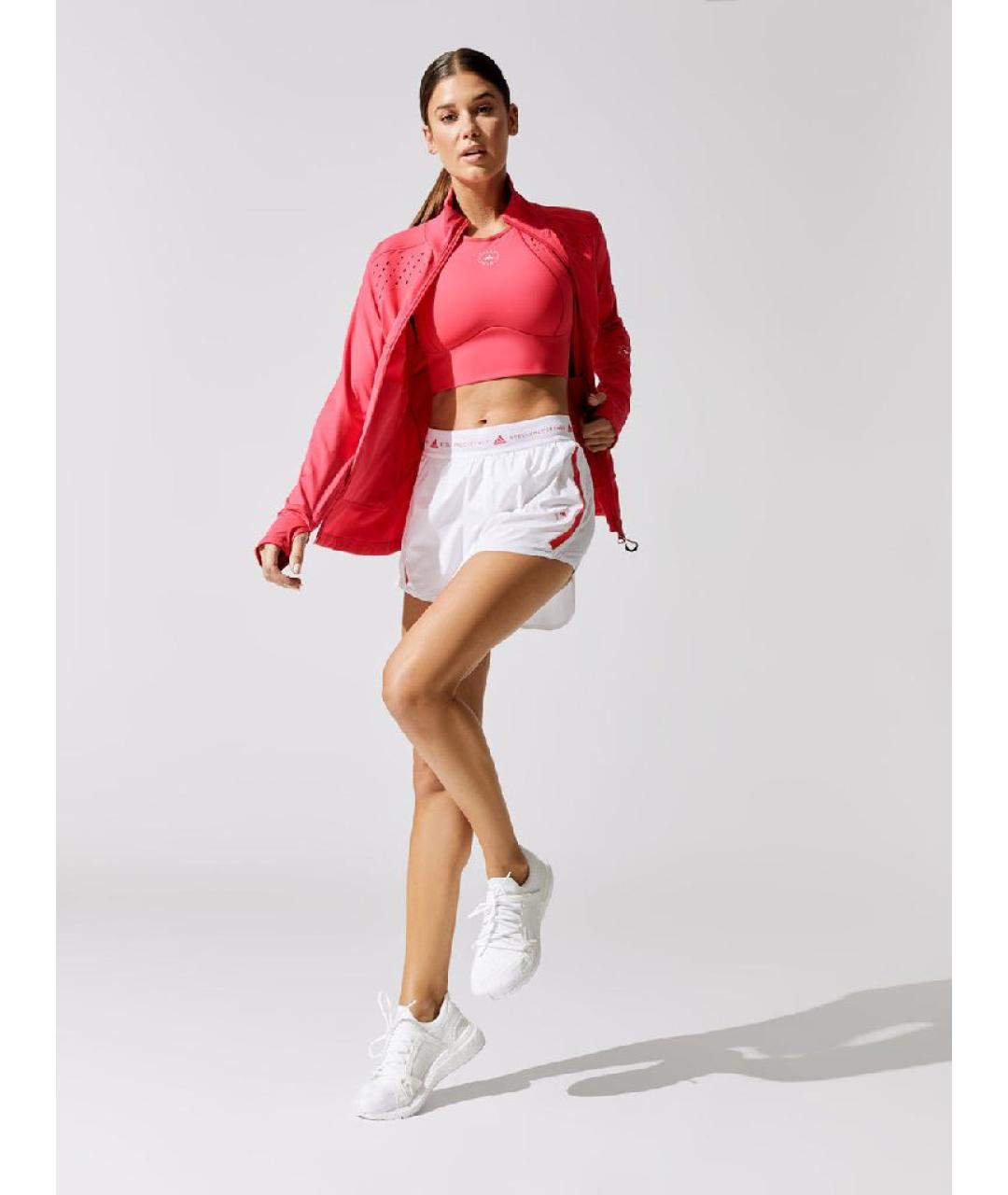 ADIDAS BY STELLA MCCARTNEY Белые полиэстеровые шорты, фото 5