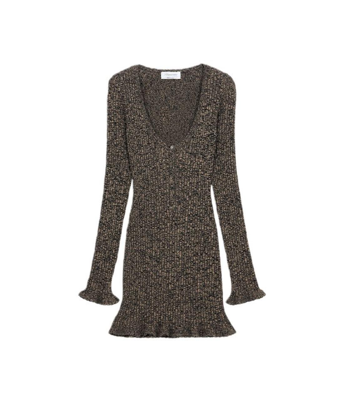 BLUMARINE Черное вискозное повседневное платье, фото 1
