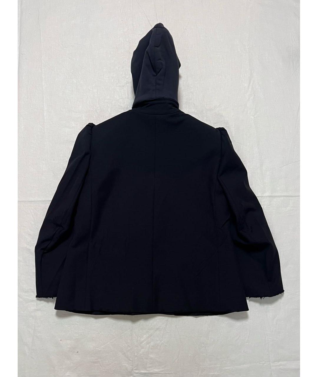 BALENCIAGA Черная шерстяная куртка, фото 2