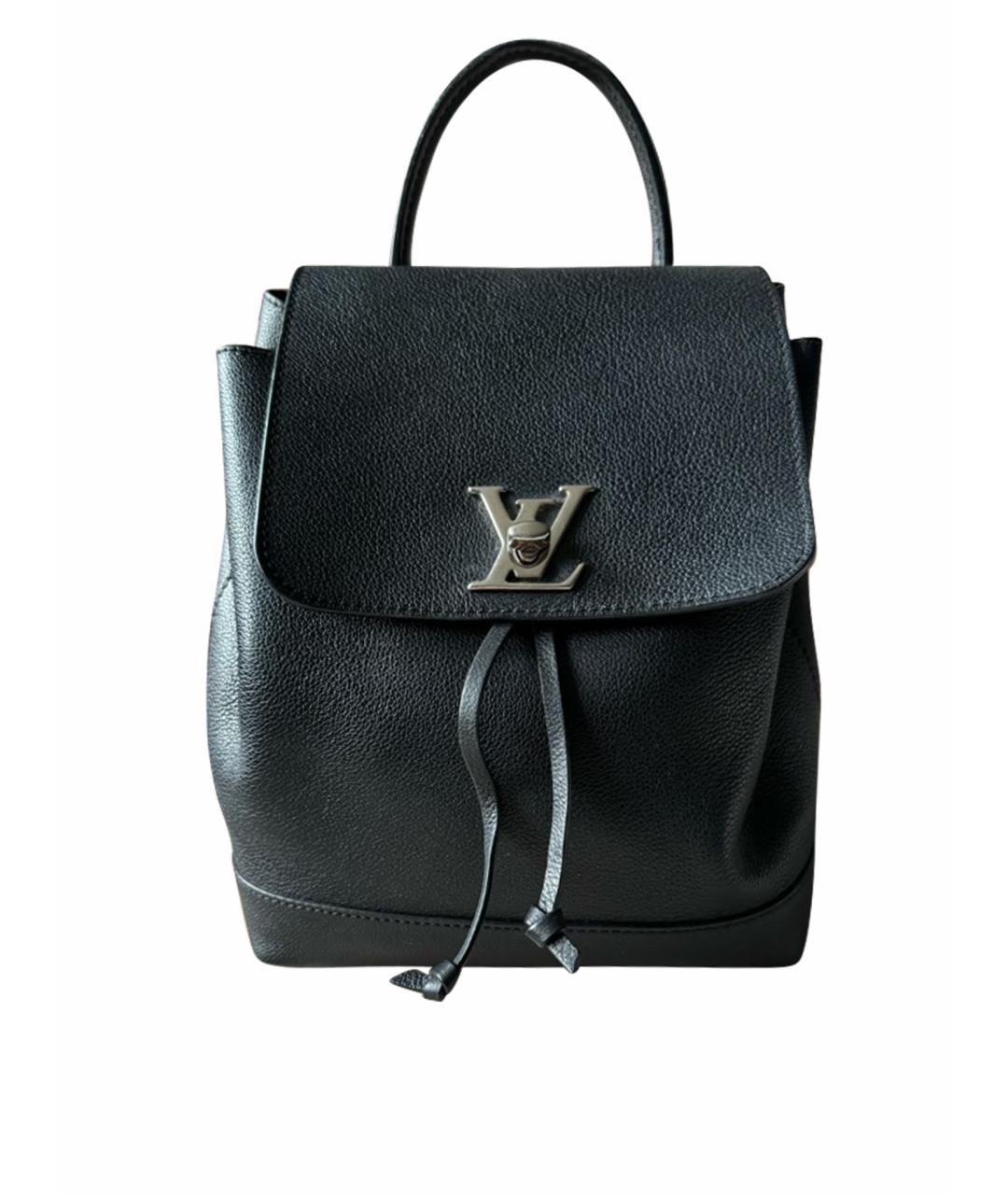 LOUIS VUITTON Черный кожаный рюкзак, фото 1