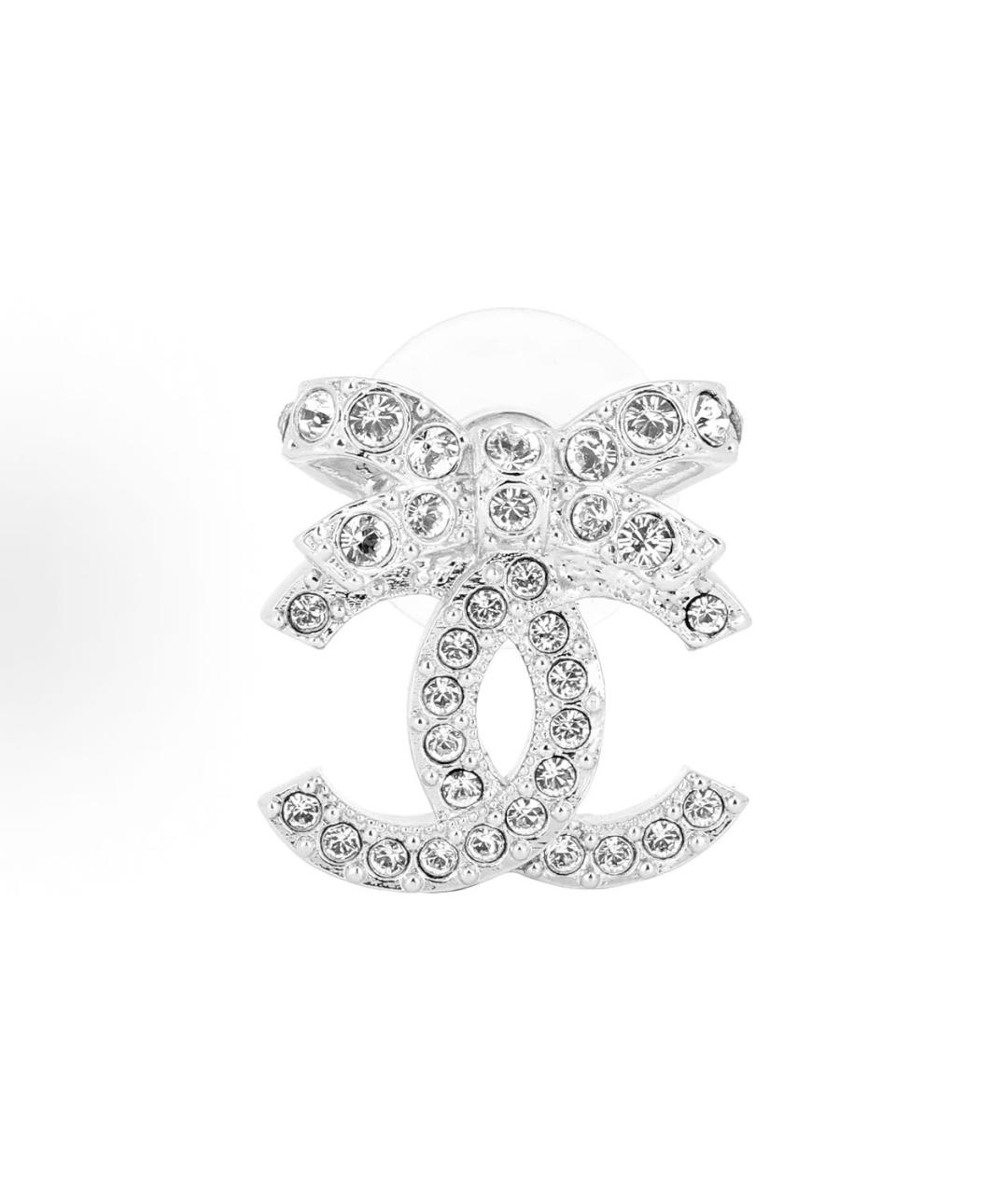 CHANEL Серебряные серьги, фото 5