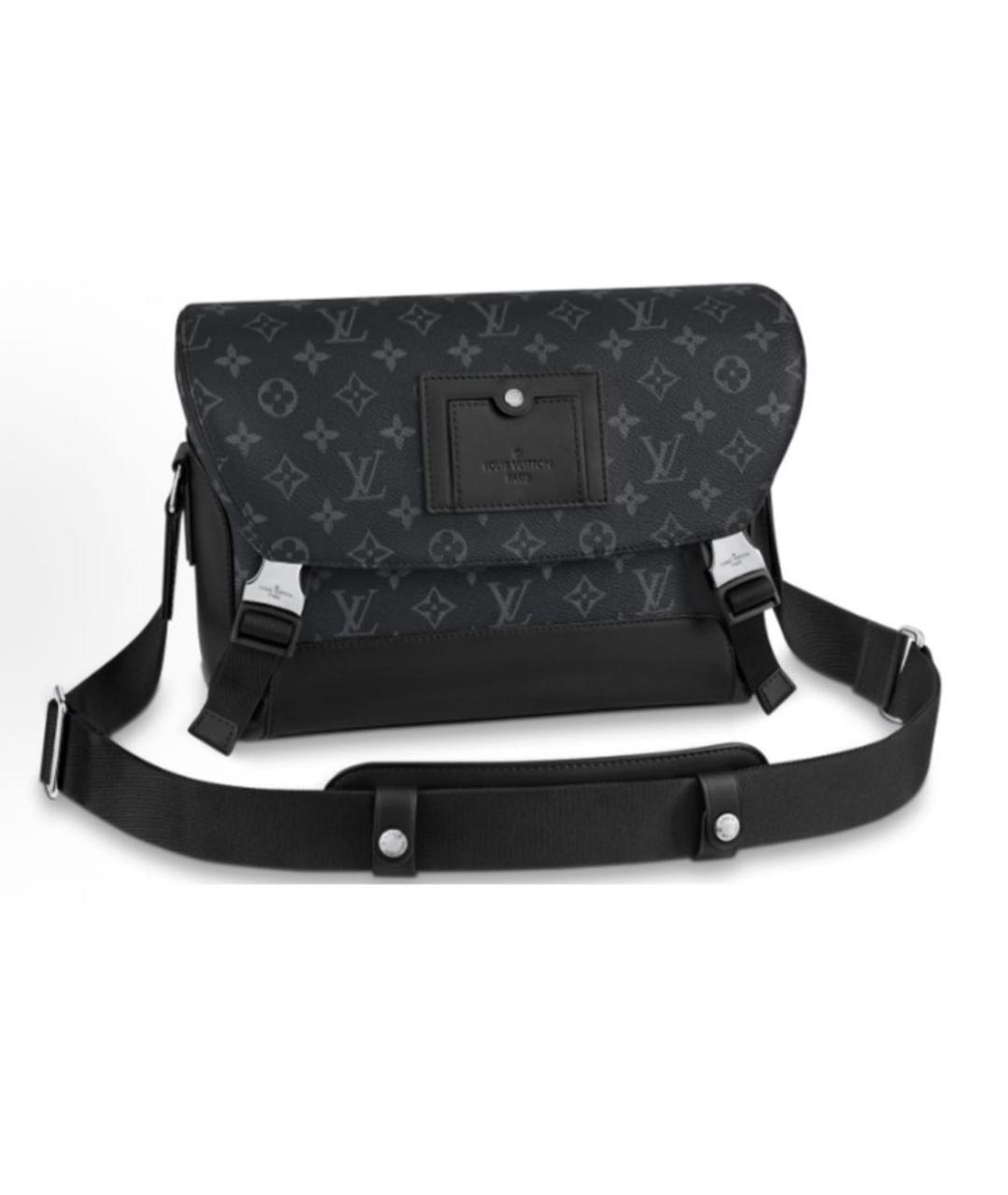 LOUIS VUITTON Черная сумка на плечо, фото 6