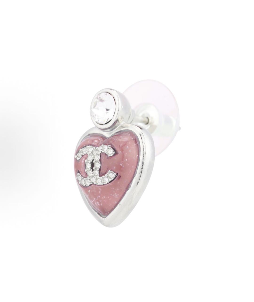 CHANEL Розовые серьги, фото 3
