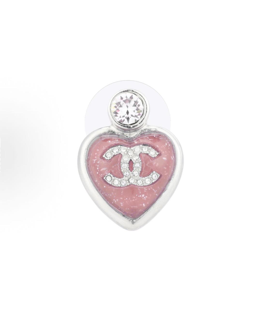 CHANEL Розовые серьги, фото 2