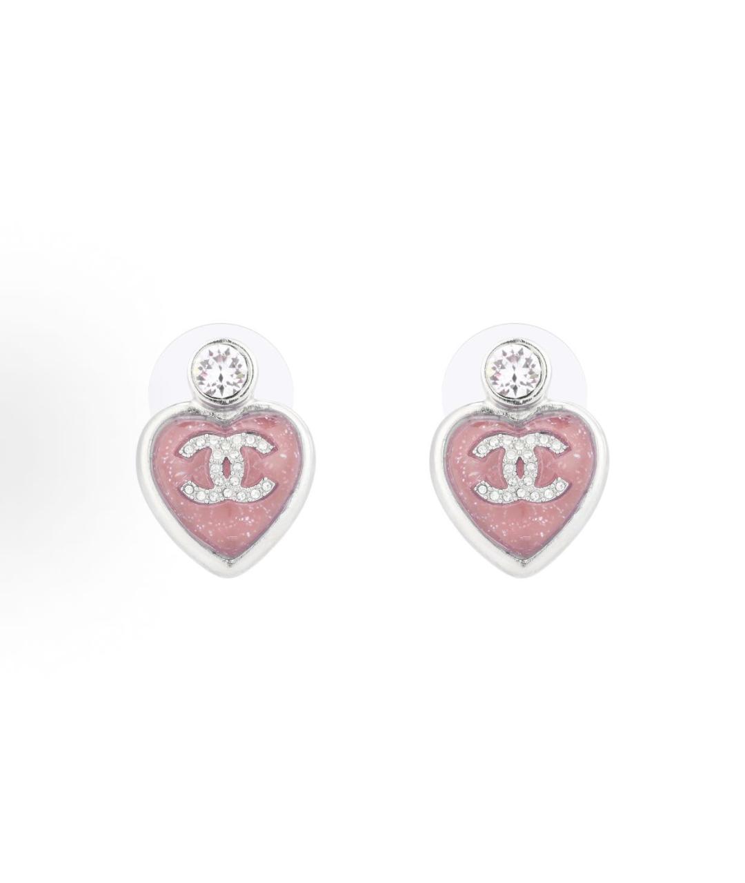 CHANEL Розовые серьги, фото 5
