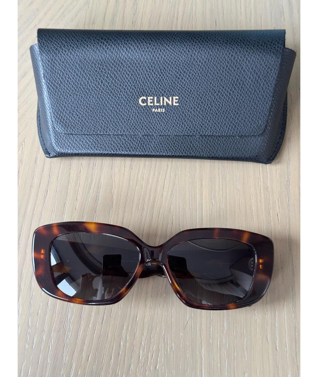 CELINE Пластиковые солнцезащитные очки, фото 4