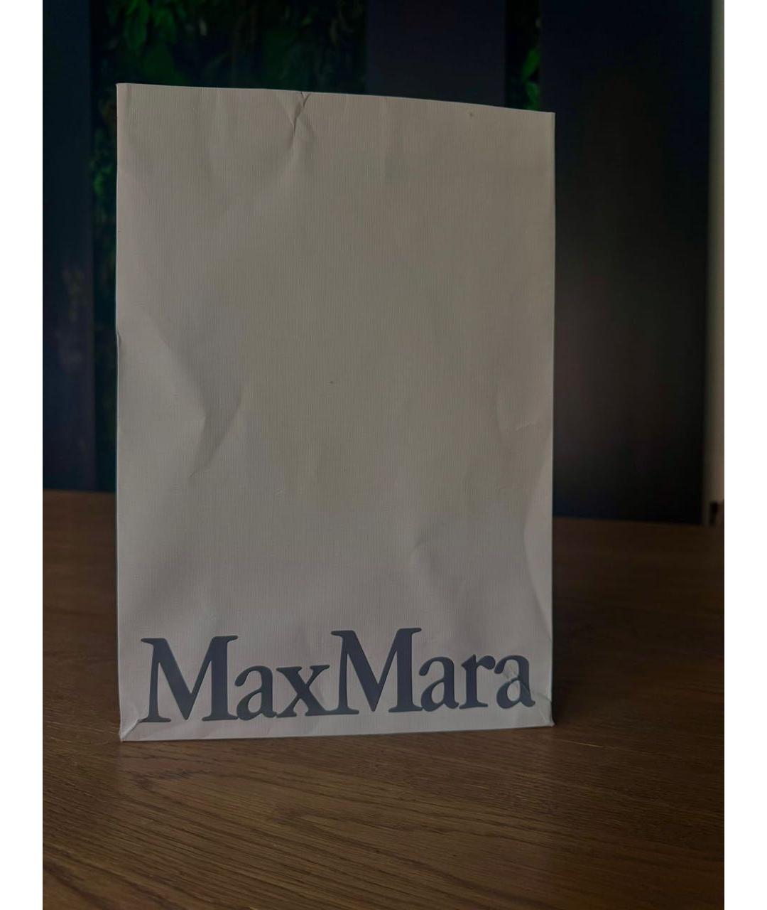 MAX MARA Синее хлопковое платье, фото 2