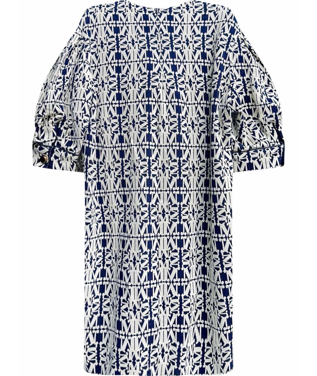 MAX MARA Синее хлопковое платье, фото 1