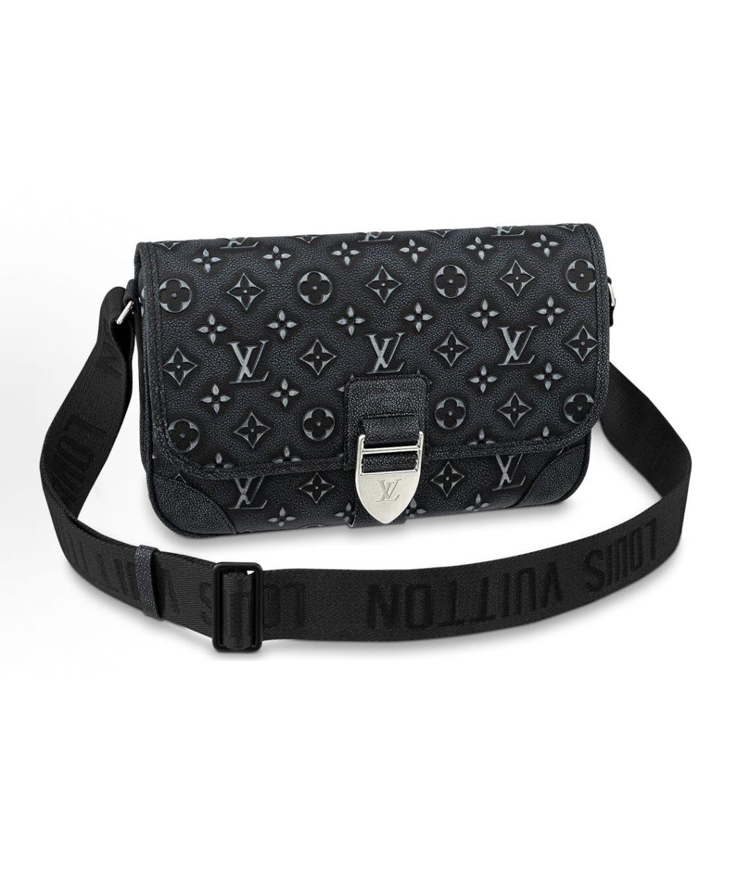 LOUIS VUITTON Черная сумка на плечо, фото 6