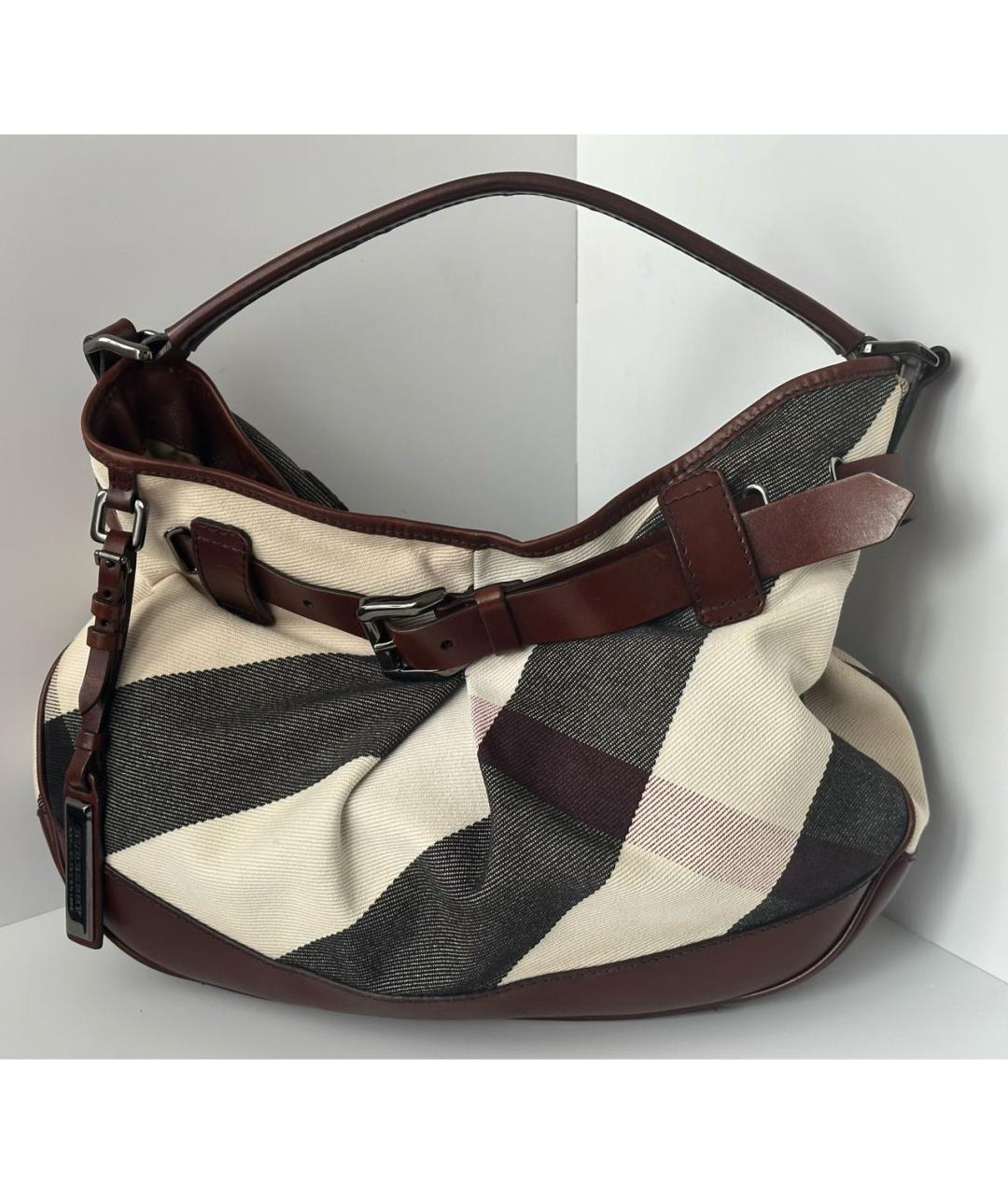BURBERRY Бежевая сумка тоут, фото 7