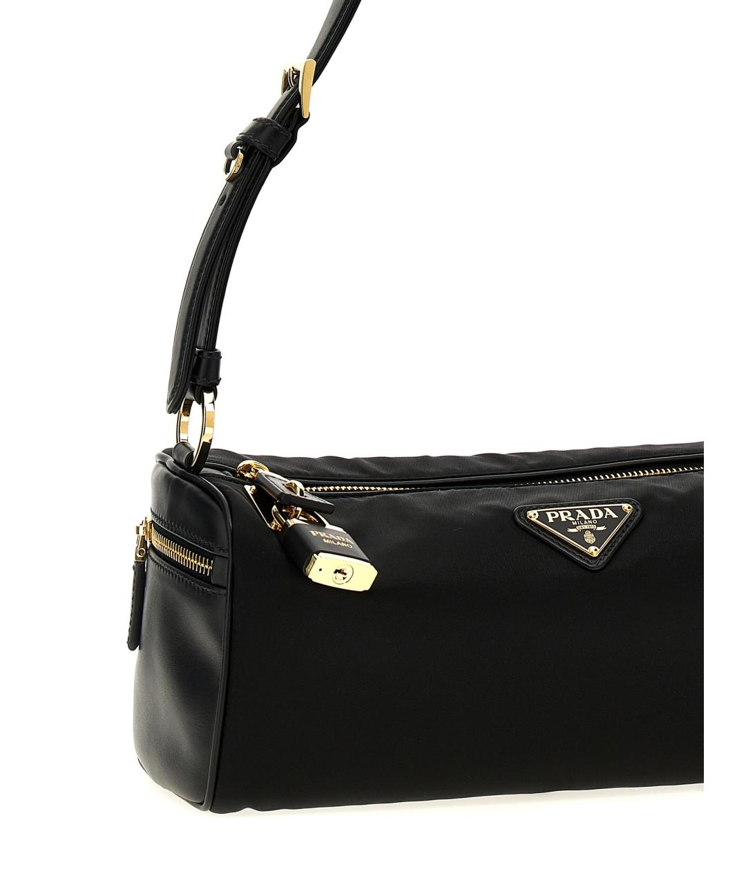 PRADA Черная сумка через плечо, фото 3
