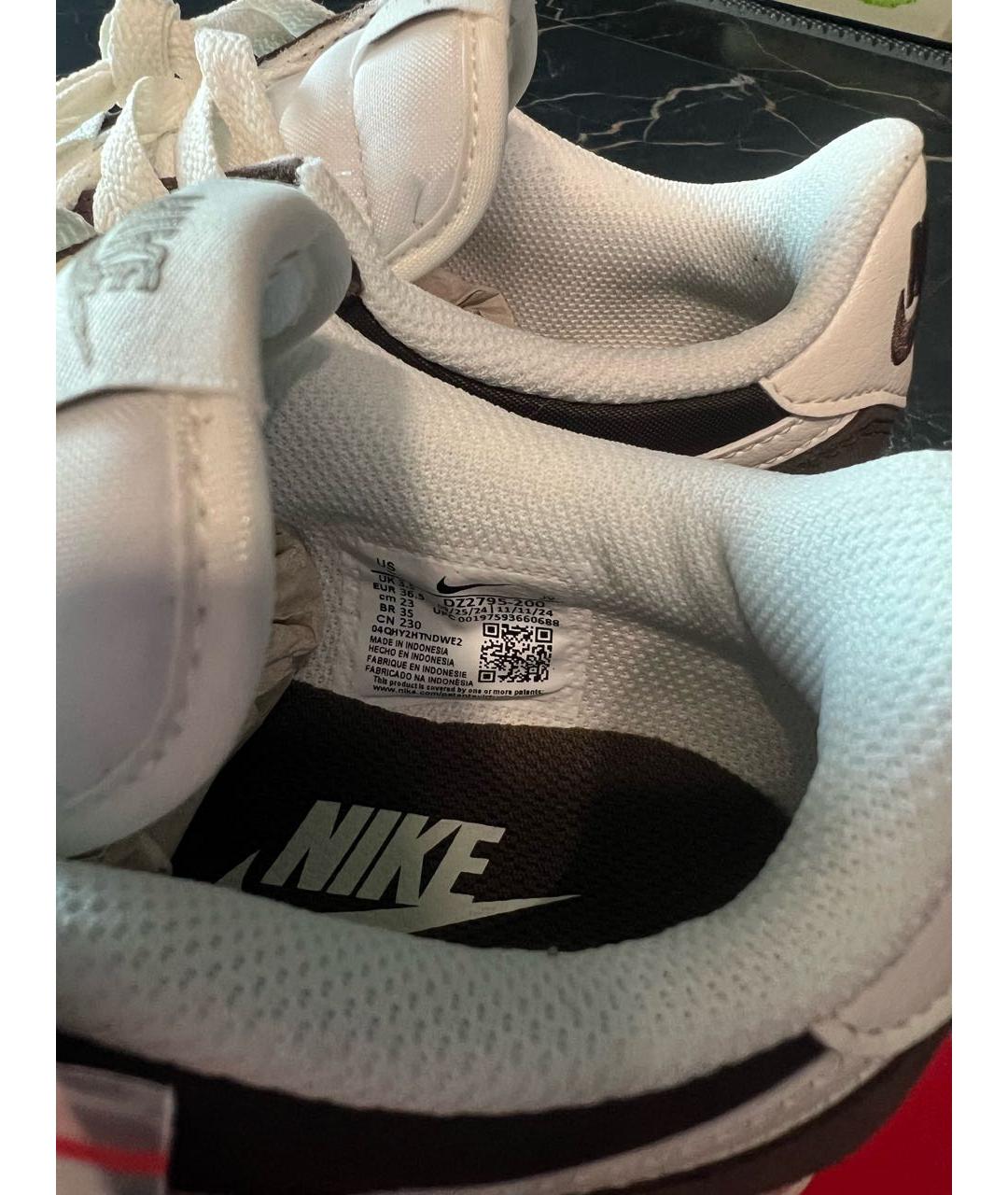 NIKE Коричневые замшевые кроссовки, фото 6